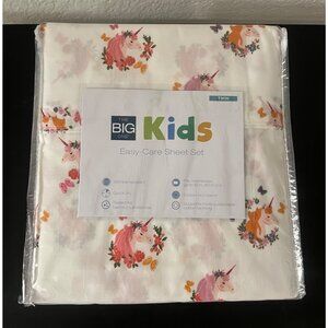 Girls Unicorn The Big One Twin Easy -Care Sheet Set